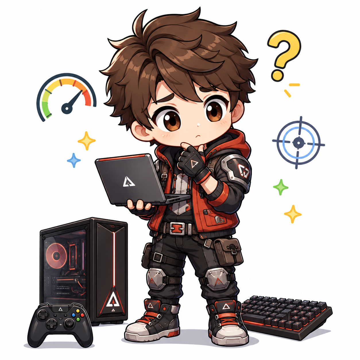 Apex Legendsが今のPCで遊べるか悩む2頭身キャラクター