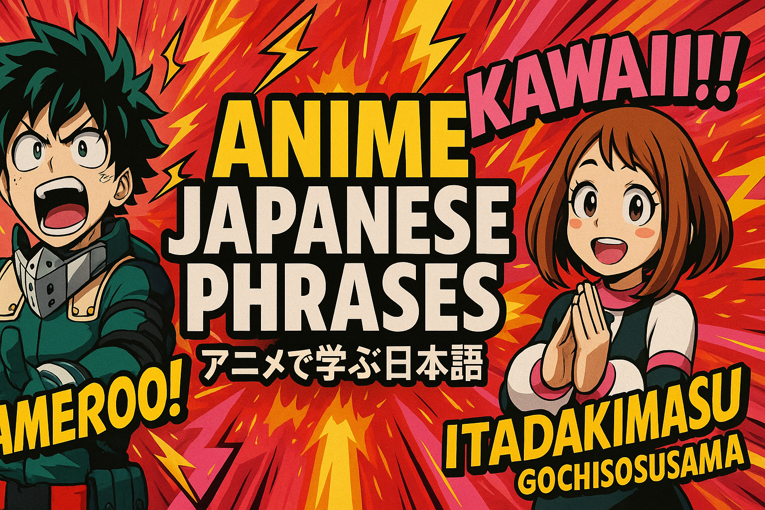 ANIME JAPANESE PHRASES